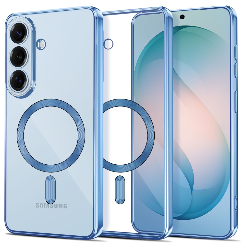 Tech-Protect MagFlex MagSafe Case for Samsung Galaxy S26 - Transparent Blue_0