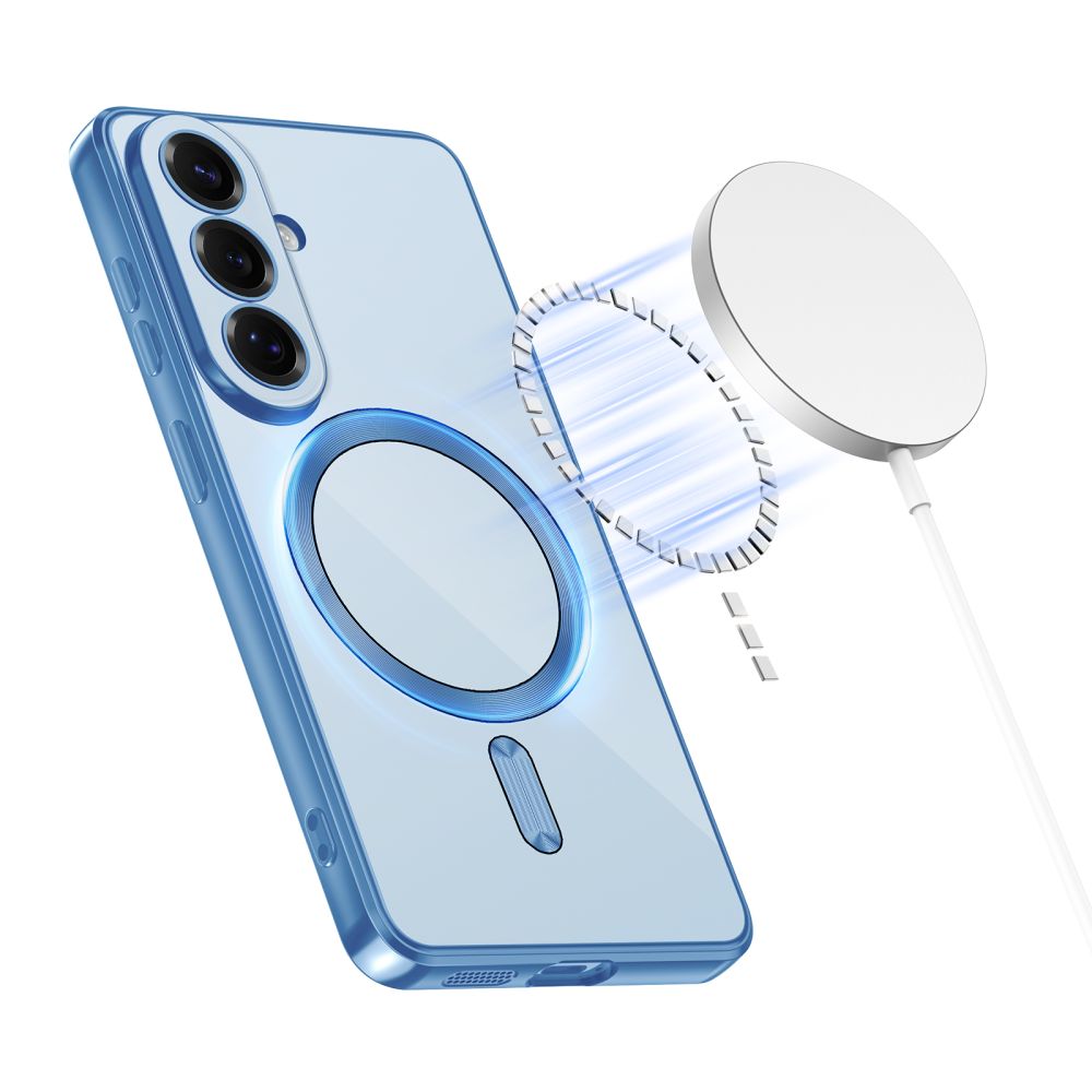 Tech-Protect MagFlex MagSafe Case for Samsung Galaxy S26 - Transparent Blue_2
