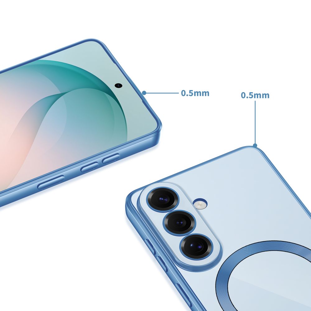 Tech-Protect MagFlex MagSafe Case for Samsung Galaxy S26 - Transparent Blue_3