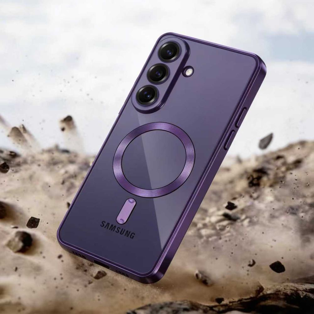 Tech-Protect MagFlex MagSafe Case for Samsung Galaxy S26 - Transparent Purple_6