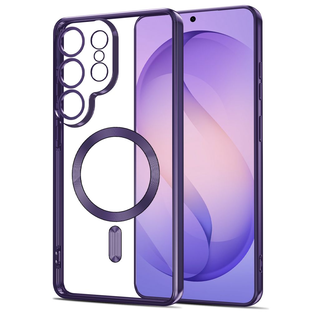 Tech-Protect MagFlex MagSafe Case for Samsung Galaxy S26 Ultra - Transparent Purple_1