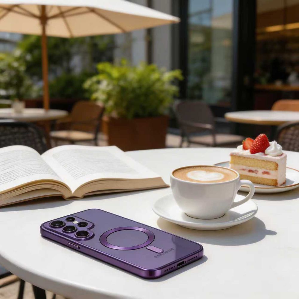 Tech-Protect MagFlex MagSafe Case for Samsung Galaxy S26 Ultra - Transparent Purple_5