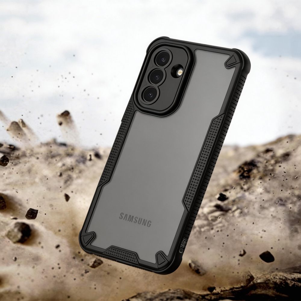 Tech-Protect Rugged Shield Case for Samsung Galaxy A37 5G - Translucent Black_2