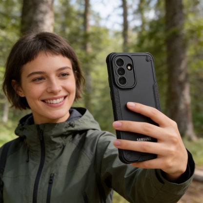 Tech-Protect Rugged Shield Case for Samsung Galaxy A37 5G - Translucent Black_4