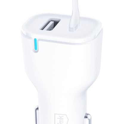 3mk Car Charger 20W PD3.0 QC 3.0 USB 1A1C - White_1