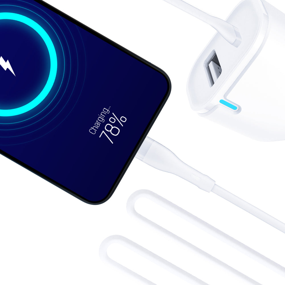 3mk Car Charger 20W PD3.0 QC 3.0 USB 1A1C - White_3