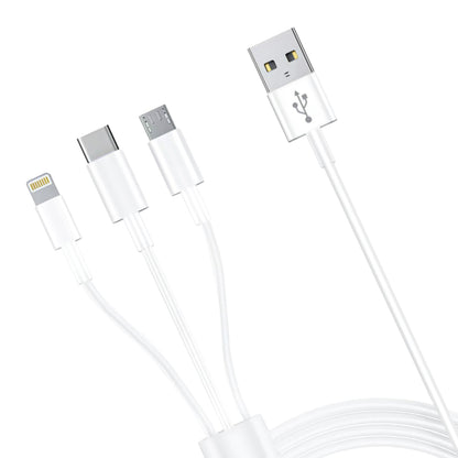 3mk Cable 3in1 USB-A - micro USB / Lightning / USB-C 1.2m 20V/2.4A 15W - white_4