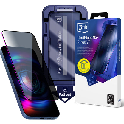 9H tempered glass with 3mk HardGlass Max Privacy filter for Samsung Galaxy S24 / S25_0