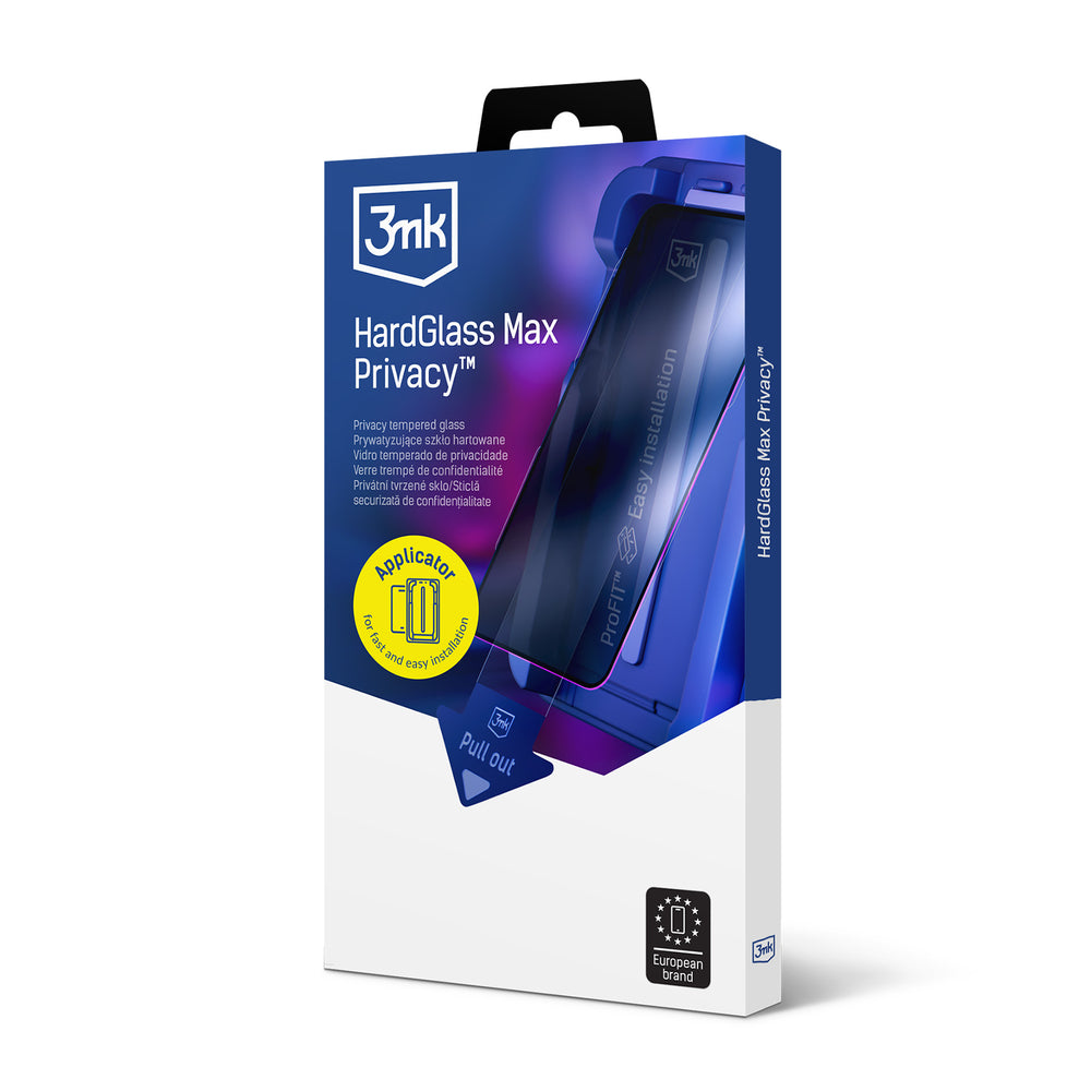 9H tempered glass with 3mk HardGlass Max Privacy filter for Samsung Galaxy S24+ / S25+_2