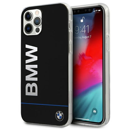 BMW Hardcase Signature Printed Logo Case for iPhone 12 / 12 Pro - Black_0