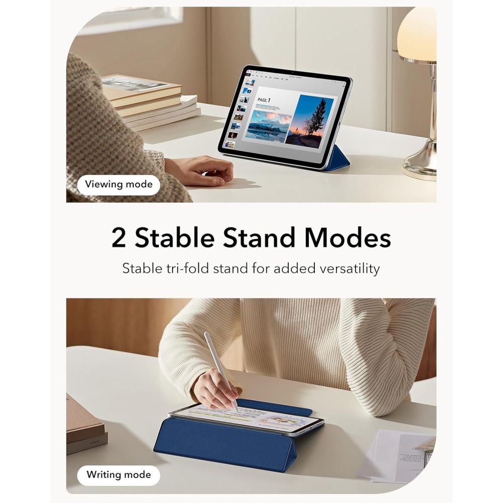 ESR Rebound Magnetic Case for iPad Air 10.9" (2020/2022) / 11" (2024/2025/2026) - Navy Blue_4