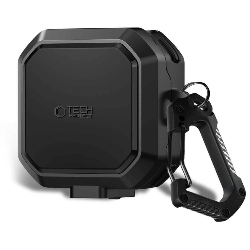 Tech-Protect Carbonox MagSafe Case for Samsung Galaxy Buds 4 / 4 Pro - Black_0