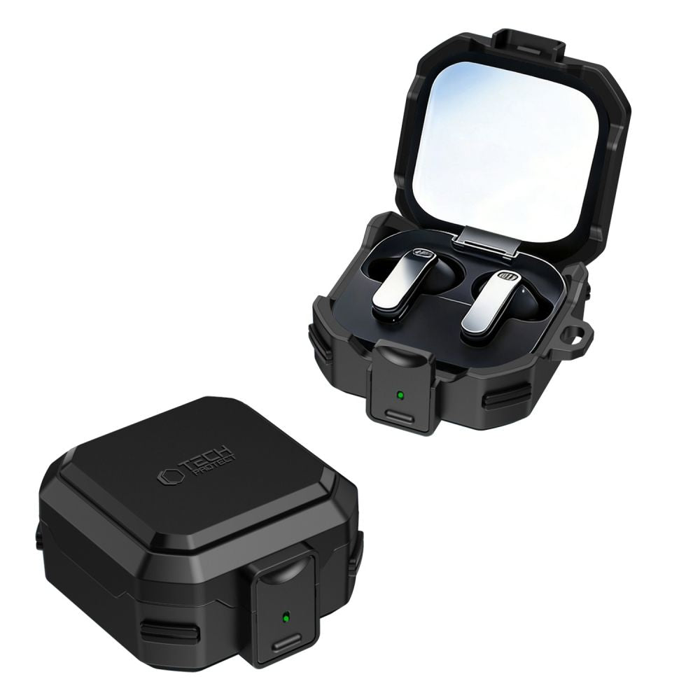 Tech-Protect Carbonox MagSafe Case for Samsung Galaxy Buds 4 / 4 Pro - Black_1