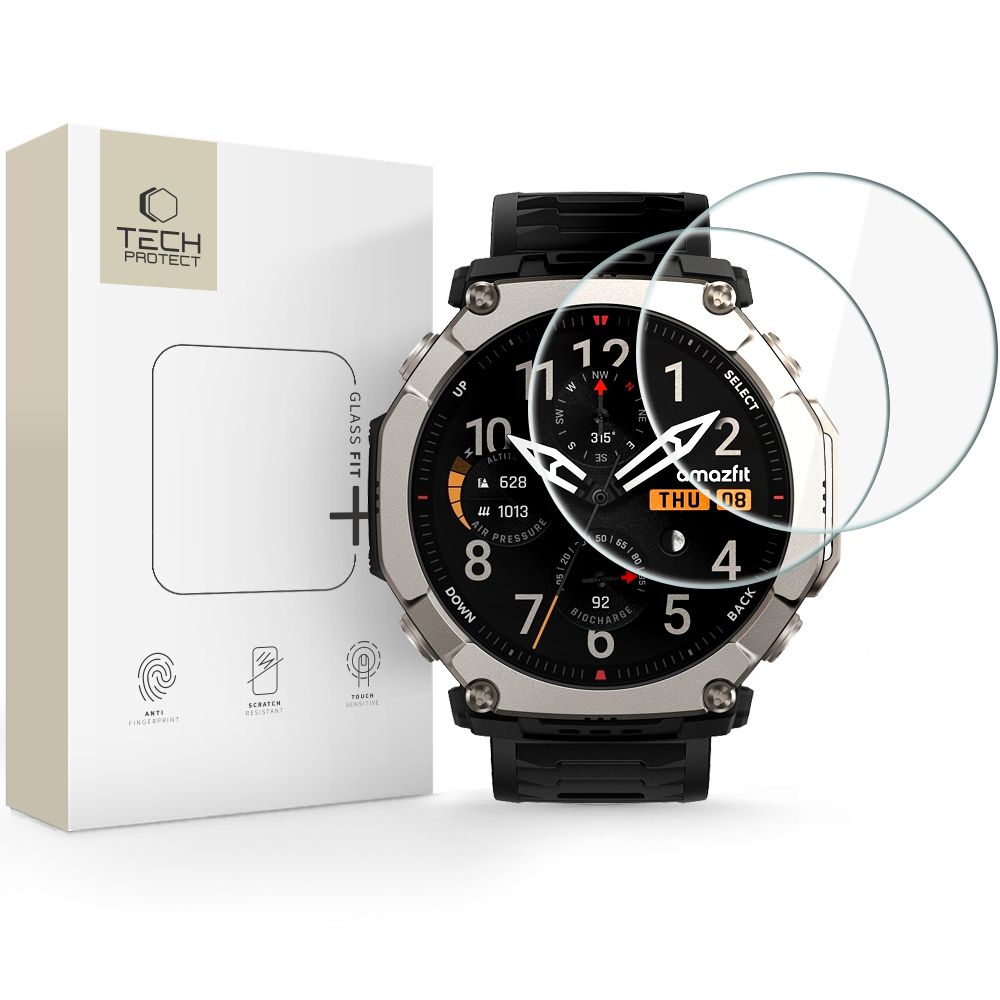 Tech-Protect Glass Fit+ 2-Pack Tempered Glass for Amazfit T-Rex Ultra 2_0