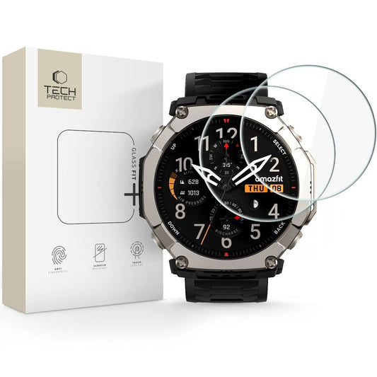 Tech-Protect Glass Fit+ 2-Pack Tempered Glass for Amazfit T-Rex Ultra 2_0
