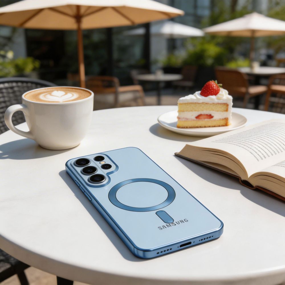 Tech-Protect MagFlex Case for Samsung Galaxy S26 Ultra - Transparent Blue_5