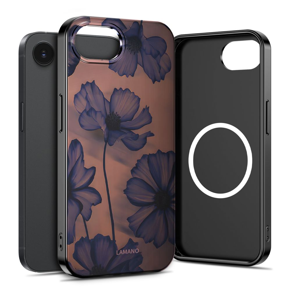 Tech-Protect Lamano MagSafe case for iPhone 16e / 17e - brown-purple_0