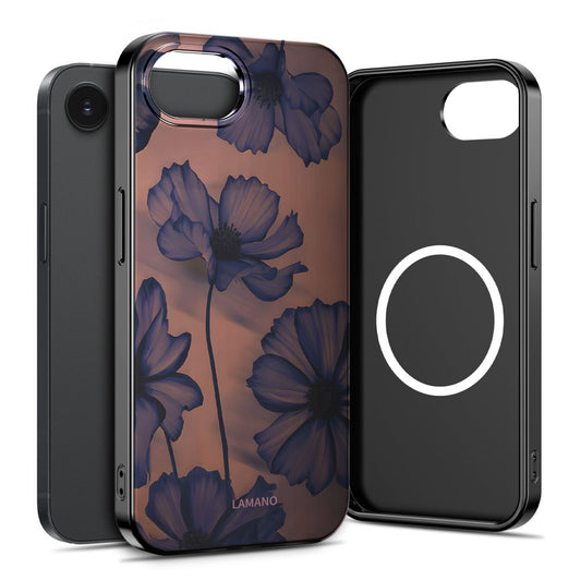 Tech-Protect Lamano MagSafe case for iPhone 16e / 17e - brown-purple_0