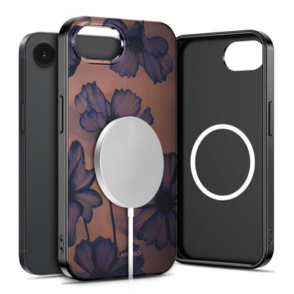 Tech-Protect Lamano MagSafe case for iPhone 16e / 17e - brown-purple_1