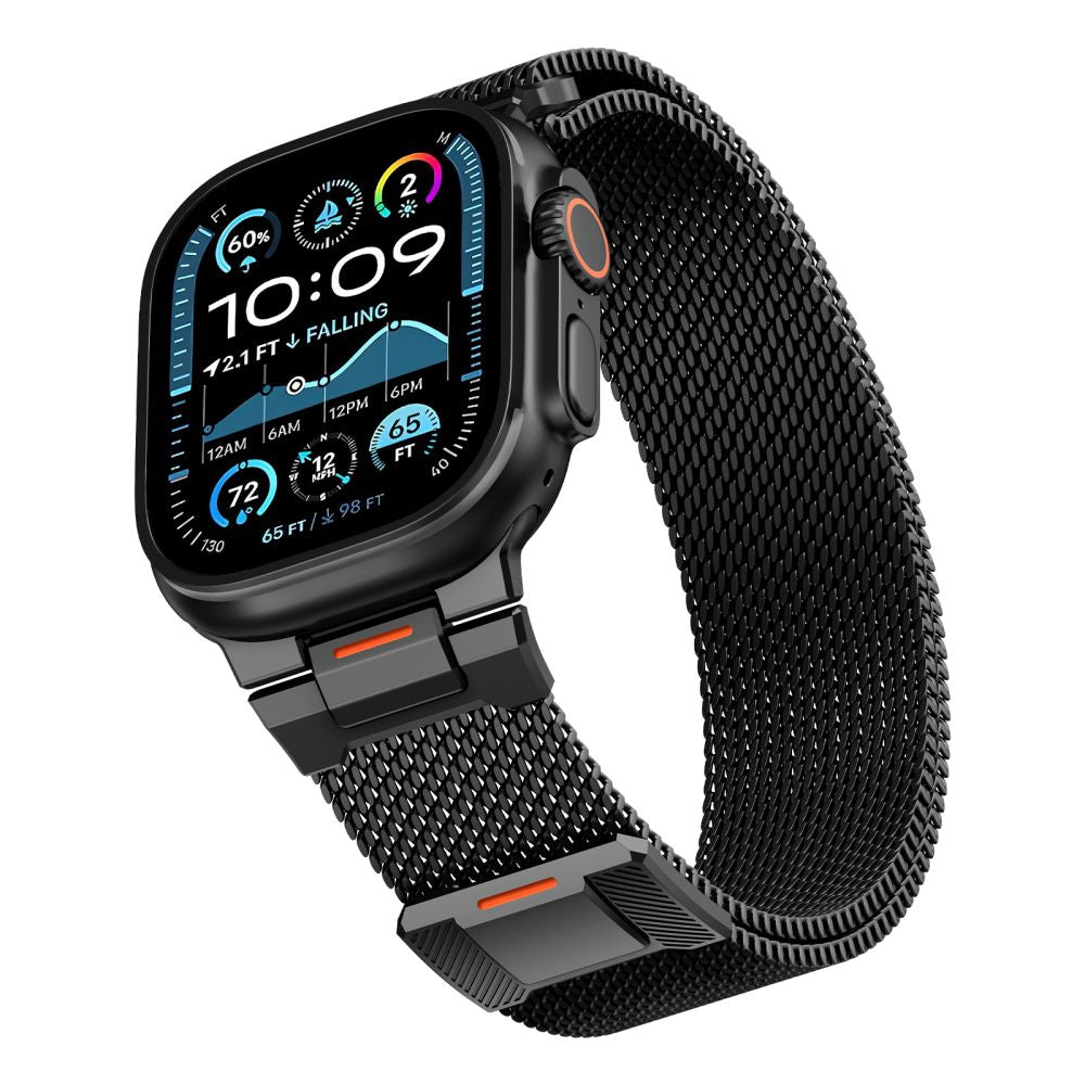 Tech-Protect Milano Vanguard Bracelet for Apple Watch (44 / 45 / 46 / 49 mm) - Black_2