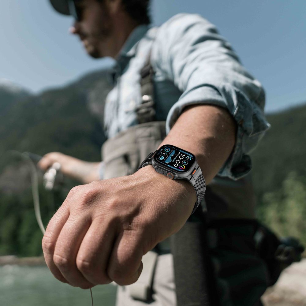 Tech-Protect Milano Vanguard Bracelet for Apple Watch (44 / 45 / 46 / 49 mm) - Black_6