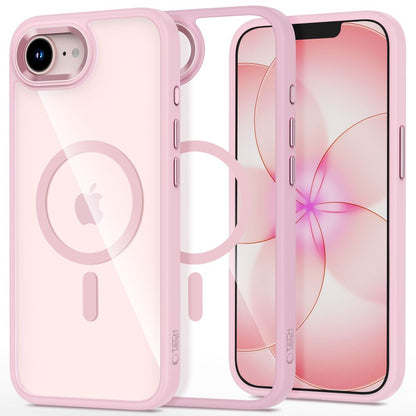 Tech-Protect Magmat MagSafe Case for iPhone 16e / 17e - Transparent Pink_0