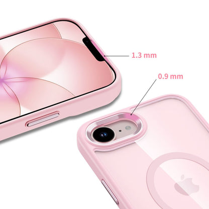 Tech-Protect Magmat MagSafe Case for iPhone 16e / 17e - Transparent Pink_3