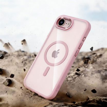 Tech-Protect Magmat MagSafe Case for iPhone 16e / 17e - Transparent Pink_4