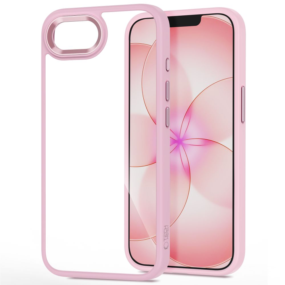 Tech-Protect Magmat Case for iPhone 16e / 17e - Transparent Pink_1