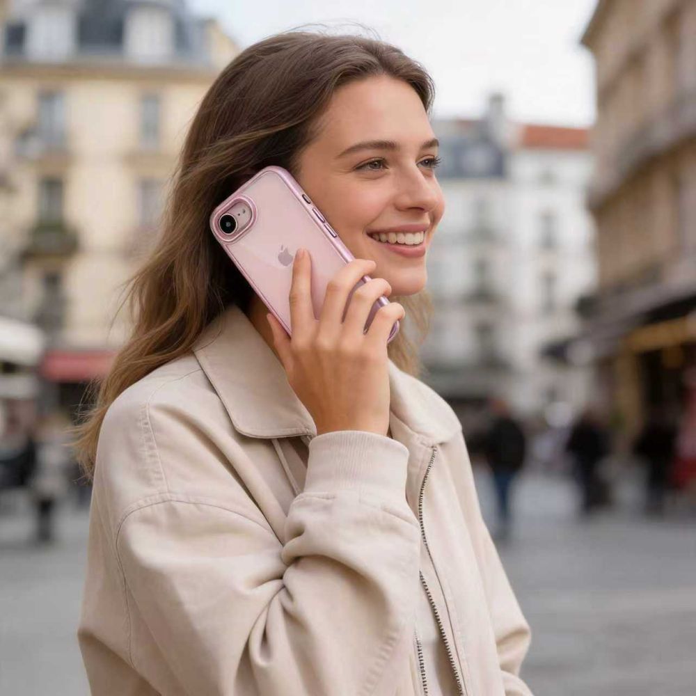 Tech-Protect Magmat Case for iPhone 16e / 17e - Transparent Pink_5