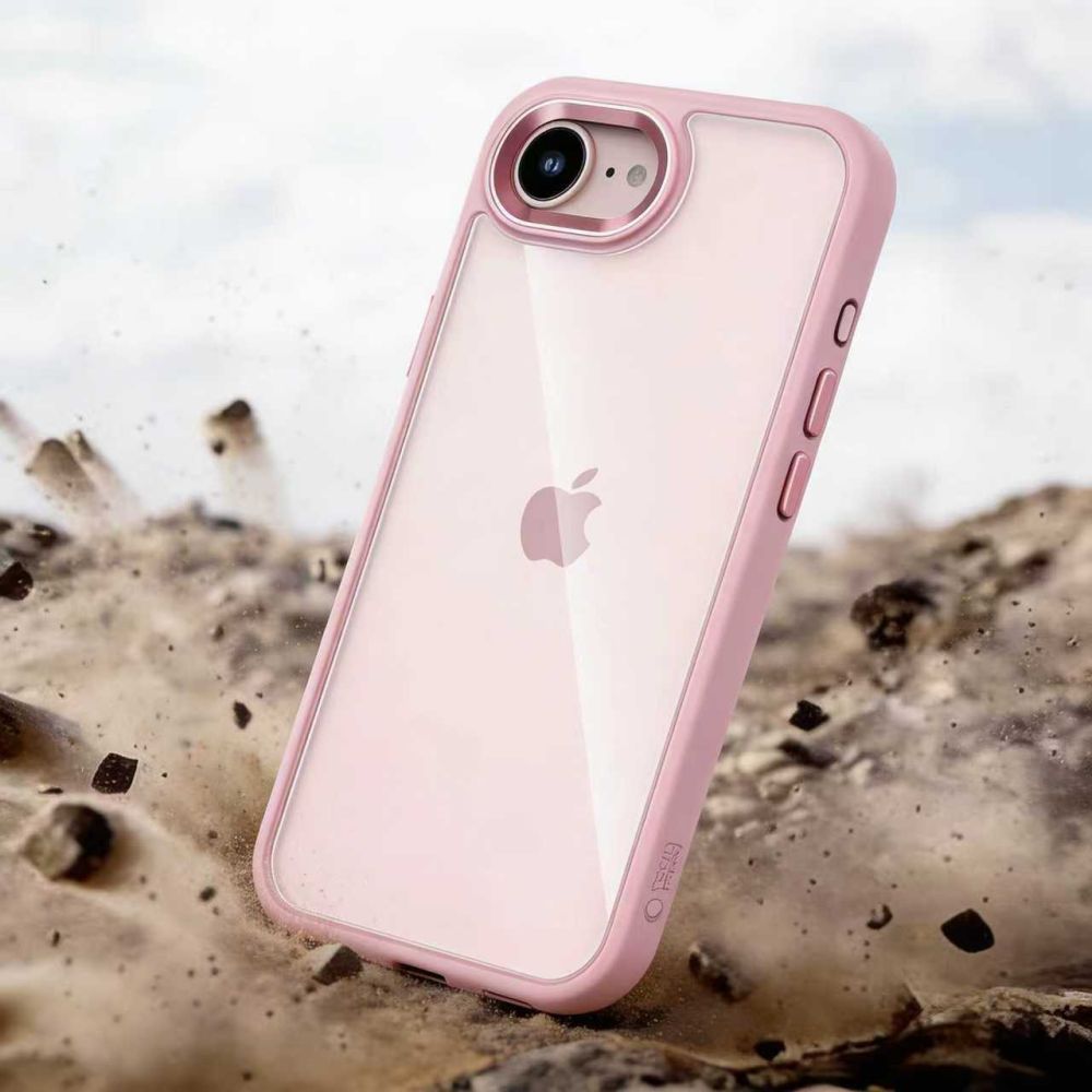 Tech-Protect Magmat Case for iPhone 16e / 17e - Transparent Pink_6
