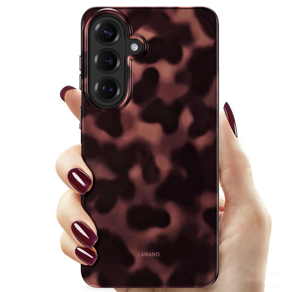 Tech-Protect Lamano MagSafe Case for Samsung Galaxy A57 5G - Black and Brown_2
