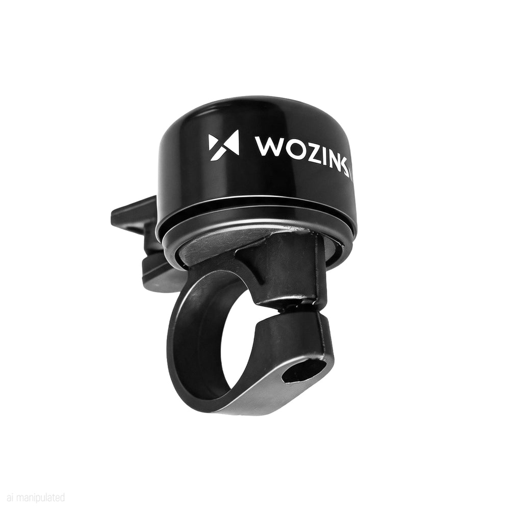 Wozinsky WDR-B1 Bicycle Bell for Bikes and Scooters, Mechanical Aluminum - Black_0
