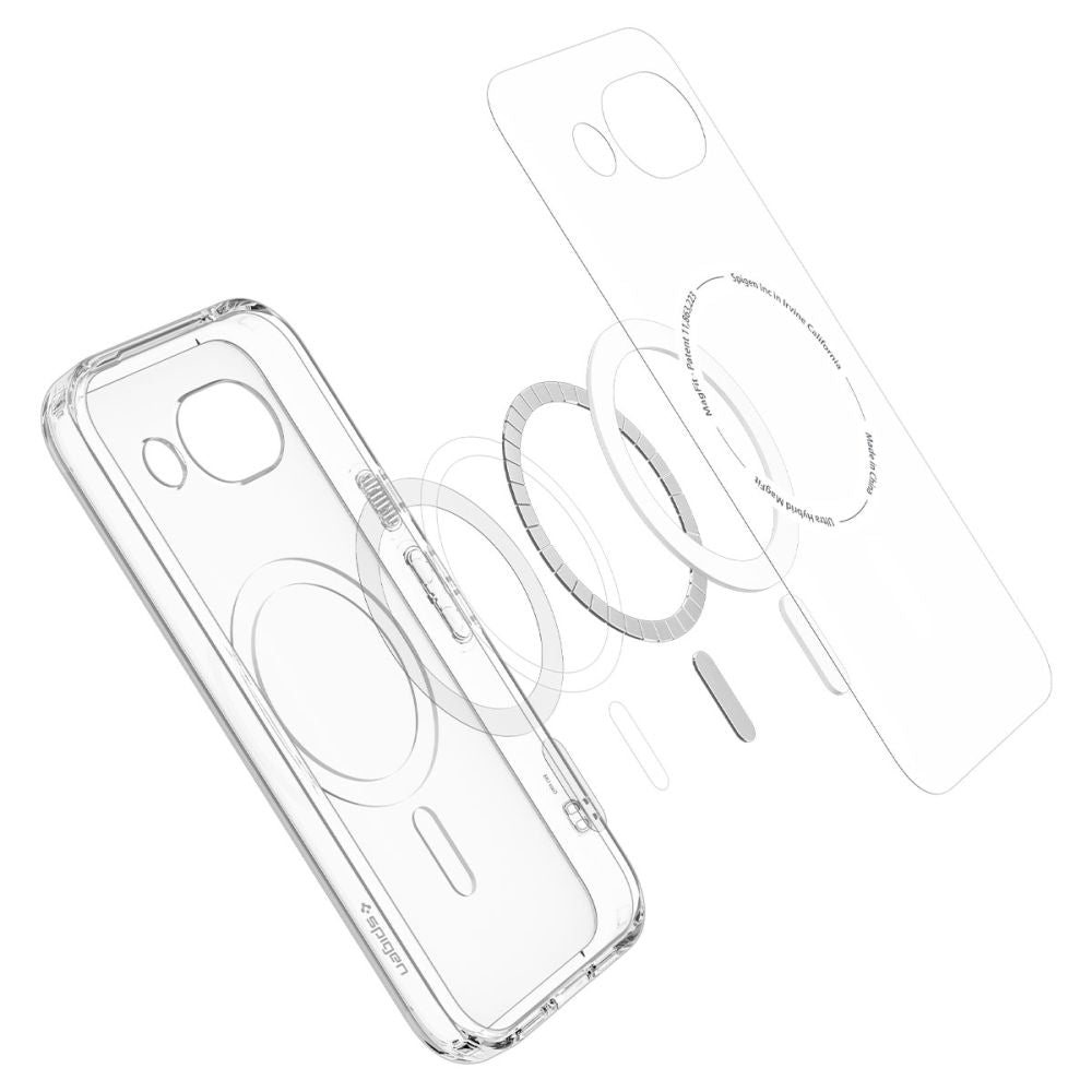 Hard Case Spigen Ultra Hybrid with MagSafe for Google Pixel 10a, Clear White ACS11276 _6