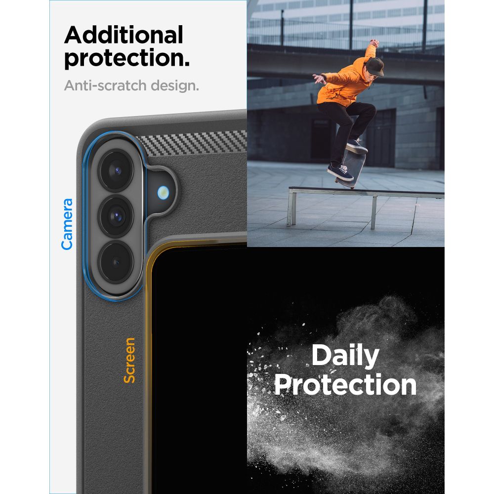 Hard Case Spigen Rugged Armor for Samsung Galaxy A37 5G, Black ACS09795 _15