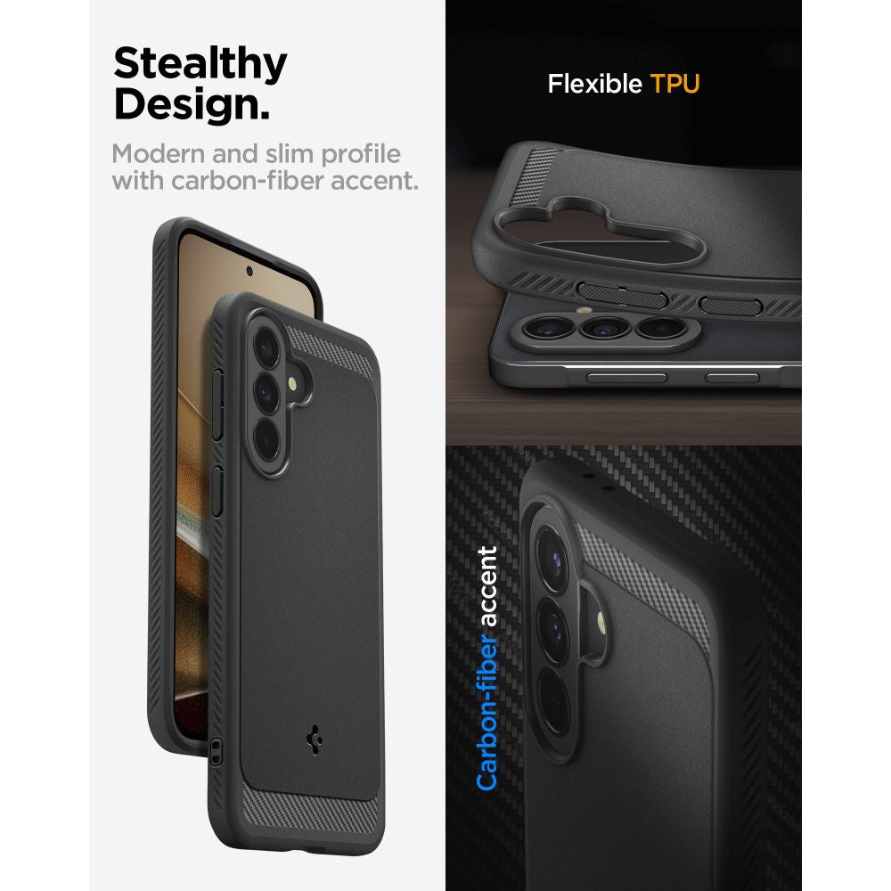 Hard Case Spigen Rugged Armor for Samsung Galaxy A37 5G, Black ACS09795 _18