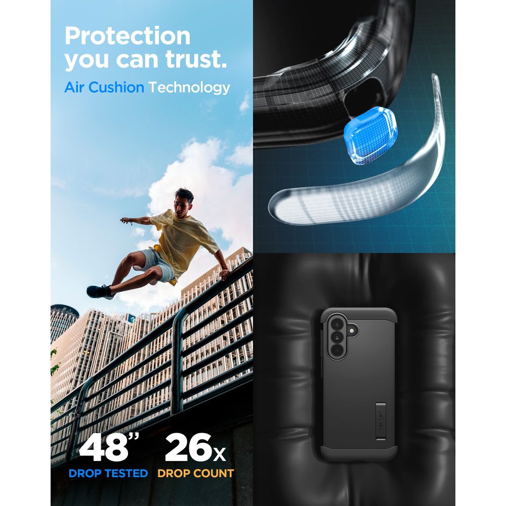 Hard Case Spigen Tough Armor for Samsung Galaxy A37 5G, Black ACS11131 _9