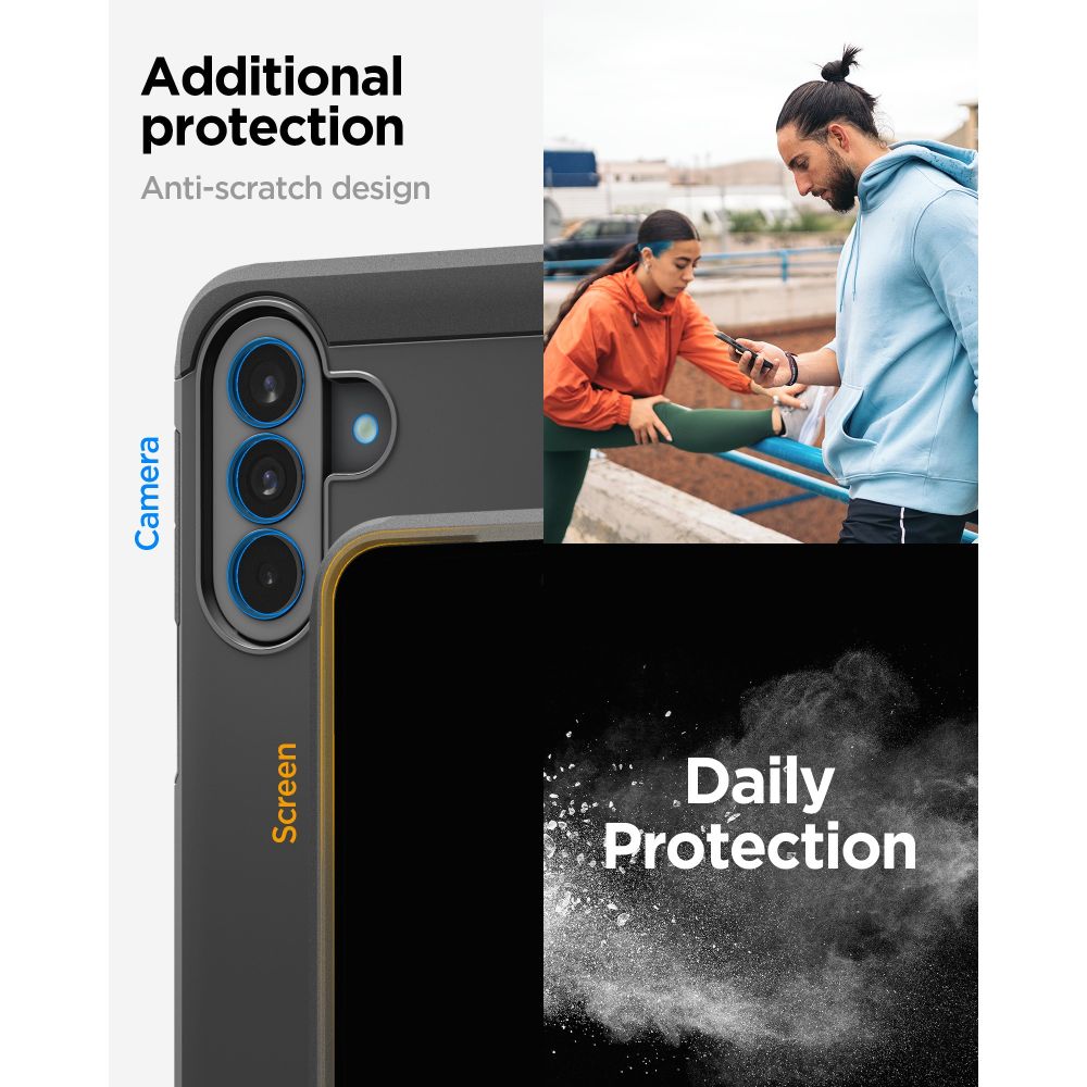 Hard Case Spigen Tough Armor for Samsung Galaxy A37 5G, Black ACS11131 _12