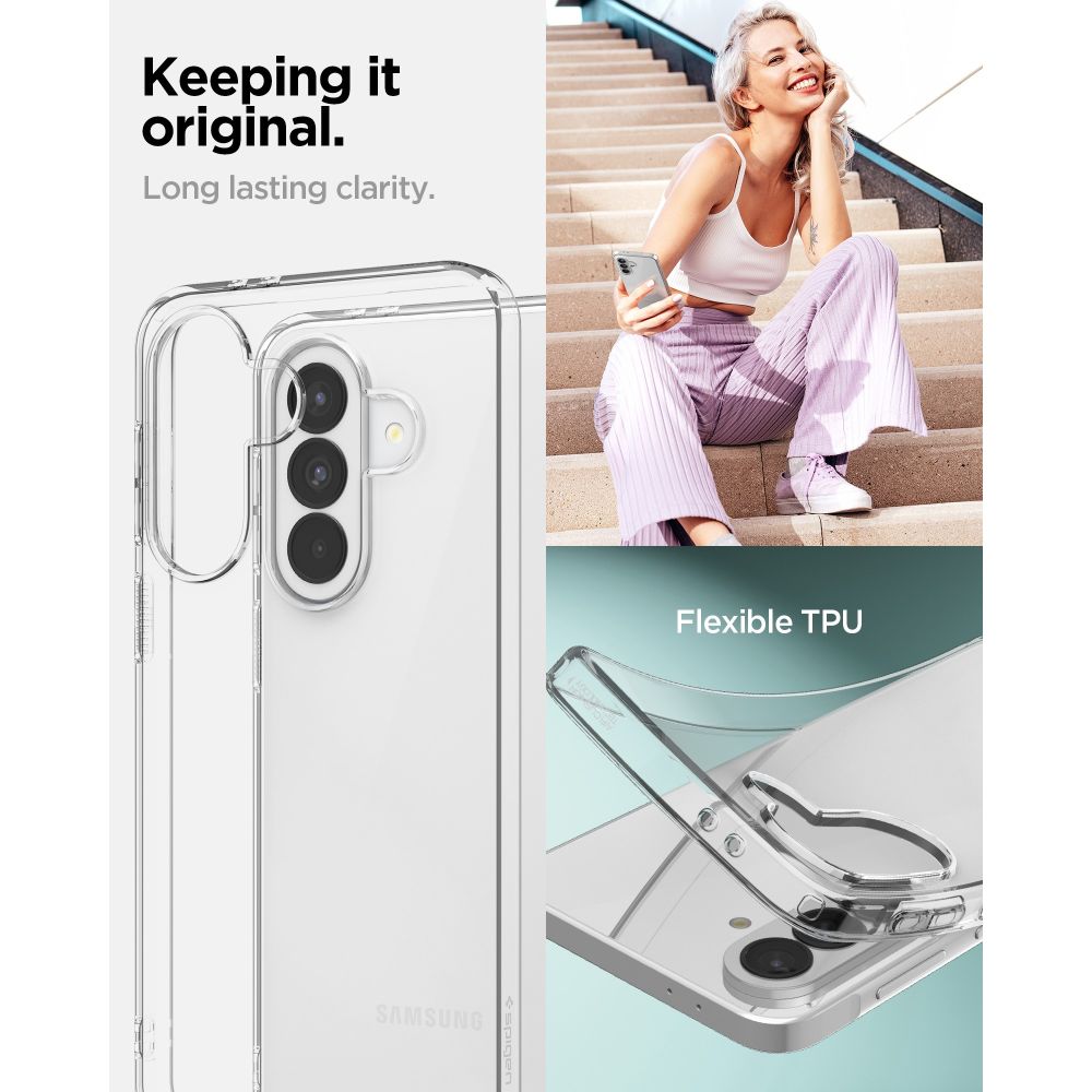 Hard Case Spigen Liquid Crystal for Samsung Galaxy A37 5G, Clear ACS11132 _10