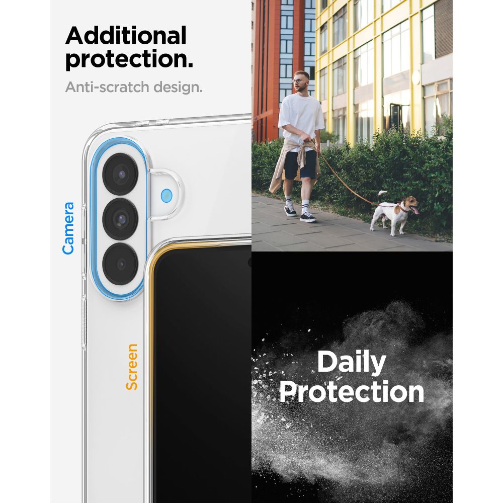 Hard Case Spigen Liquid Crystal for Samsung Galaxy A37 5G, Clear ACS11132 _13