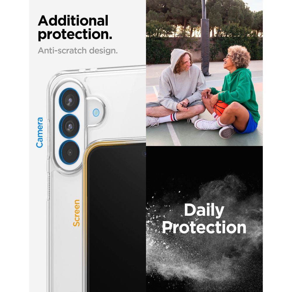 Spigen Ultra Hybrid Case for Samsung Galaxy A37 5G - Transparent_11
