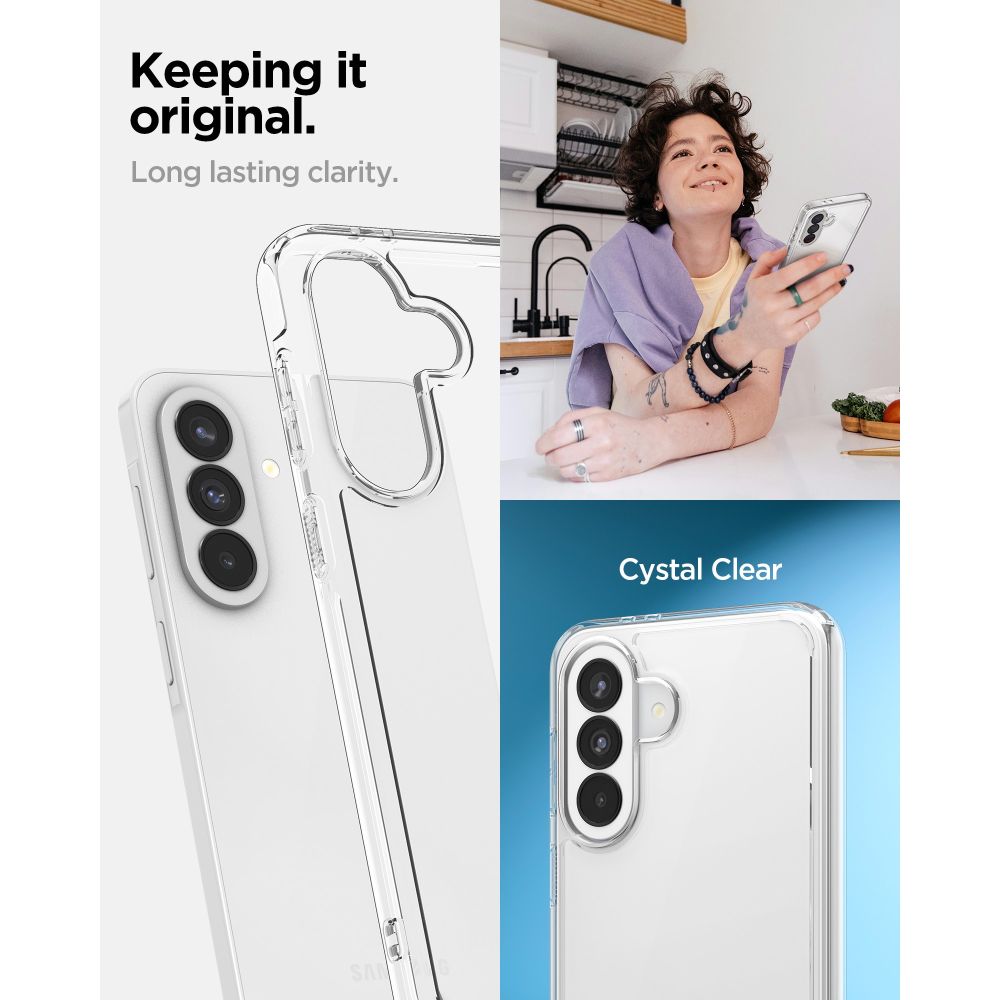 Spigen Ultra Hybrid Case for Samsung Galaxy A37 5G - Transparent_8