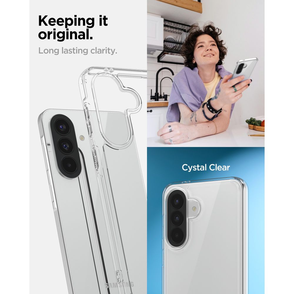 Spigen Ultra Hybrid Case for Samsung Galaxy A57 5G - Transparent_8