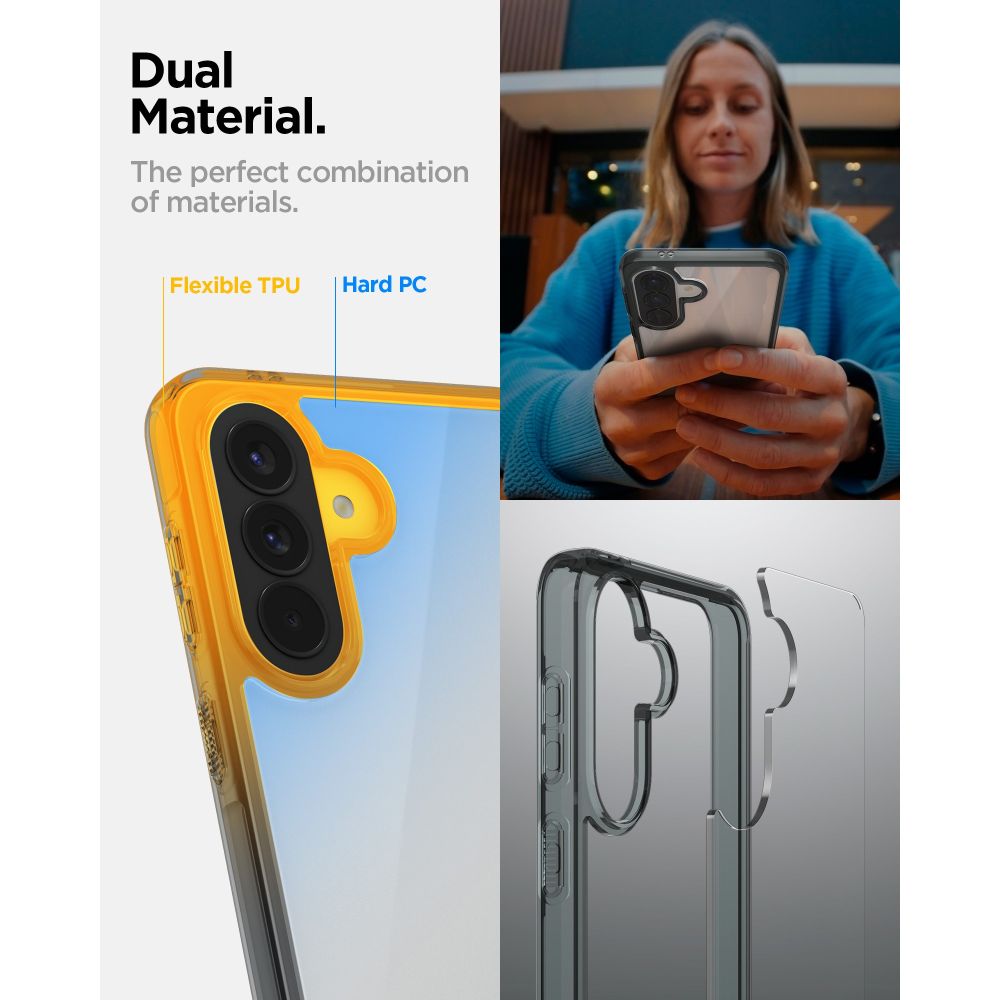 Spigen Ultra Hybrid Case for Samsung Galaxy A57 5G - Transparent_10