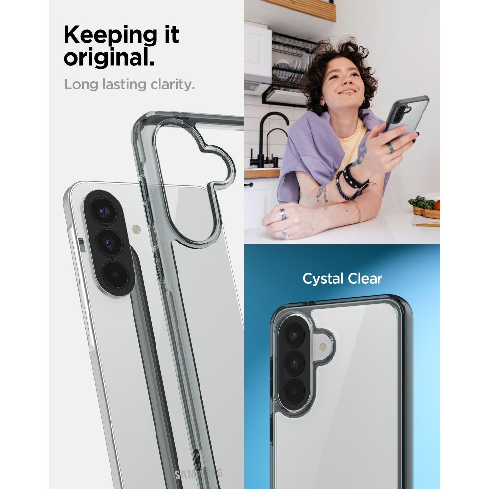 Spigen Ultra Hybrid Case for Samsung Galaxy A57 5G - Transparent_8