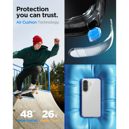 Hard Case Spigen Liquid Crystal for Samsung Galaxy A57 5G, Clear ACS11127 _11