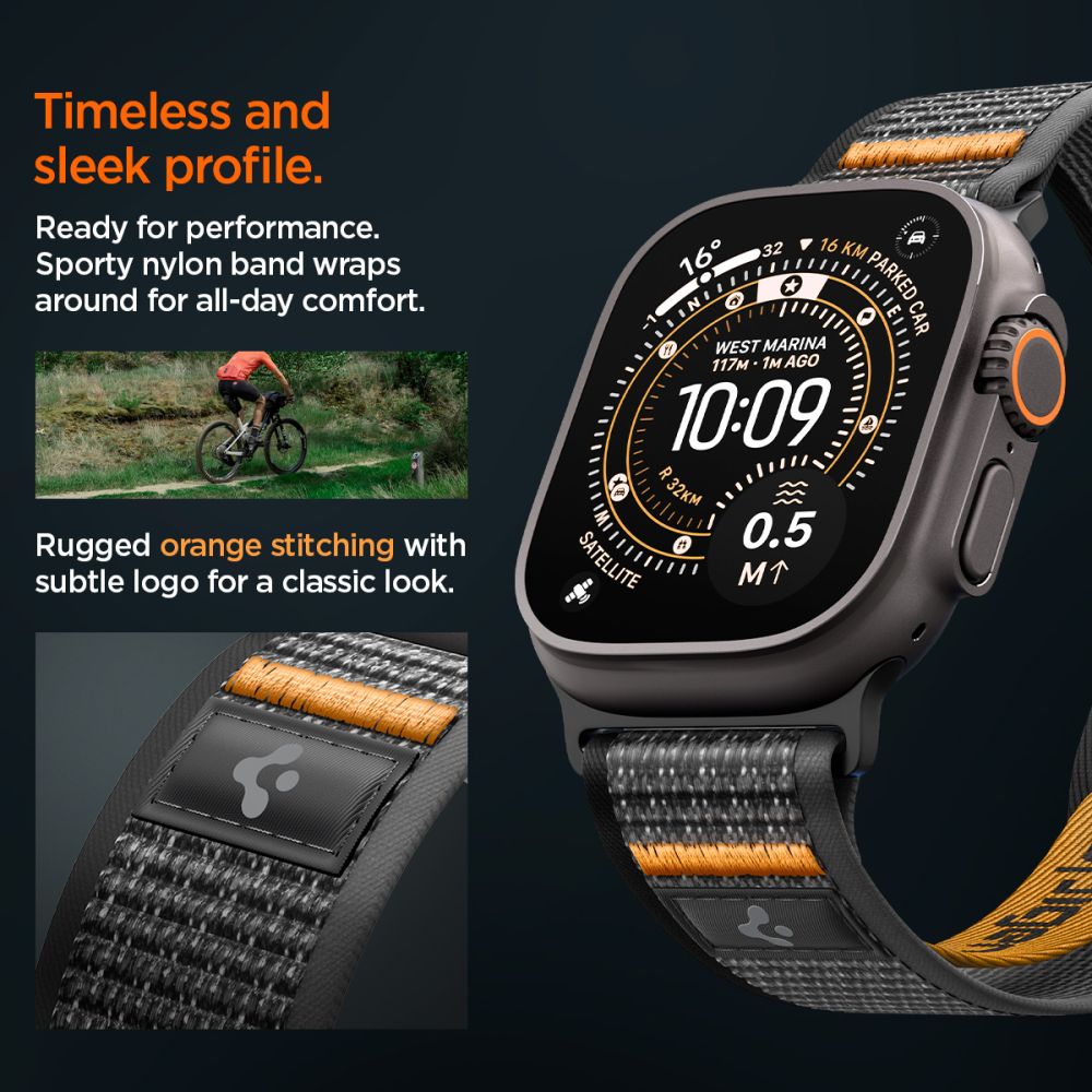 Athlex Air 2 Strap Spigen for Apple Watch 49mm / 46mm / 45mm / 44mm Series, Active Orange AMP10607_7