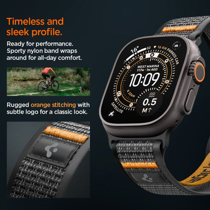 Athlex Air 2 Strap Spigen for Apple Watch 49mm / 46mm / 45mm / 44mm Series, Active Orange AMP10607_7