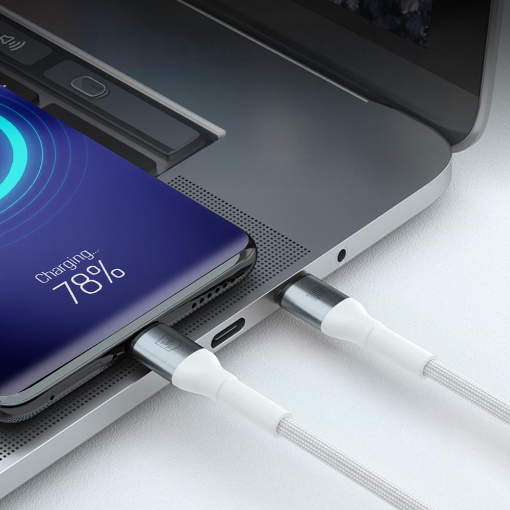 3mk Hyper Cable N-SERIES USB-C / USB-C 2m PD 3.0 QC 3.0 20V/5A 100W - white_2