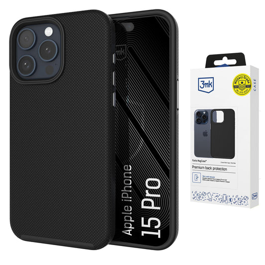 3mk Fortis MagCase for iPhone 15 Pro - Black_0